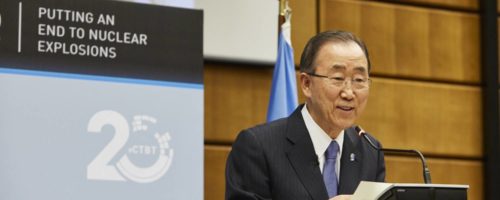 8. Generalsekretär der Vereinten Nationen Ban Ki-moon unterstützt neues Stipendium am MCI. ©flickr.com/The Official CTBTO Photostream