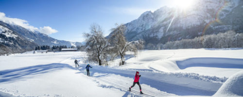 Langlaufen mit Dolomitenblick © Martin Lugger