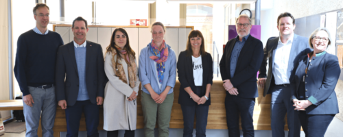 v.l.n.r.: Martin Friede, Michael Gruber, Caterina Carbone, Anne Welling, Beatrix Gabl, Dr. Christian Margreiter, René Zumtobel und Katleen Johne