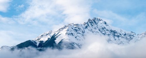 Innsbrucker Nordkette mit Schnee