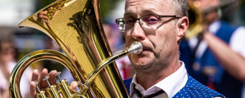 Musikkapellentreffen in Kirchberg in Tirol © TVB Kitzbüheler Alpen – Brixental, Fotograf Christoph Stöckl