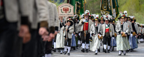 Österreichs größter Trachtenumzug stellte das krönende Finale des Gauder Festes 2022 dar. © Zillertal Bier