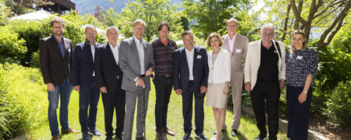 Organisationsteam und präsentierende Unternehmen, Foto: Club Tirol/Sedlak