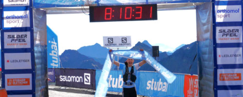 Lokalmatador Christian Stern gewinnt den Stubai Ultratrail 2022 bei den Herren. © Andi Frank