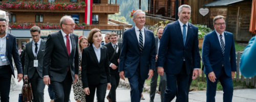 Politprominenz beim feierlichen Auftakt des European Forum Alpbach 2022 © (c) ELISABETH MANDL