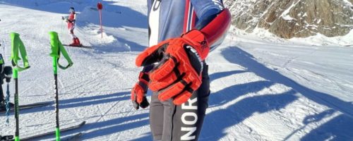 Henrik Kristoffersen beim Training am Pitztaler Gletscher. © Henrik Kristoffersen