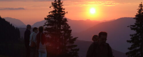 Sonnenuntergang Sonnwend am Markbachjoch Wildschönau © Wildschönau Tourismus