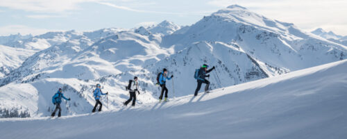 „weerBERGauf – Mountain King & Queen“ ist das erste Benefizrennen für Skitourengeher. © TVB Silberregion Karwendel