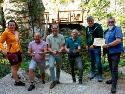 Neuer „Kraftplatz“ in Steinberg am Rofan eröffnet