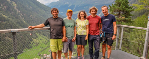 Klettersteig Seitwand Eröffnung