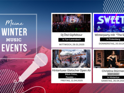 Meine Winter Music Events