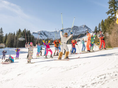 Retro-Skitag im St. Johanner Skigebiet